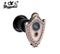 High-end Jingyuan Imitation Antique Bronze Gold Cup SECURITY DOOR ULTRA CLEAR CAT EYE WITH DOORBELL PLASTIC ONE 35MM-45MM