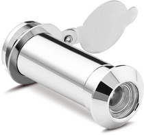 Hengyi pipe diameter 12MM cat eye door mirror pure copper anti-theft door cat eye HD wide-angle lens with back cover home