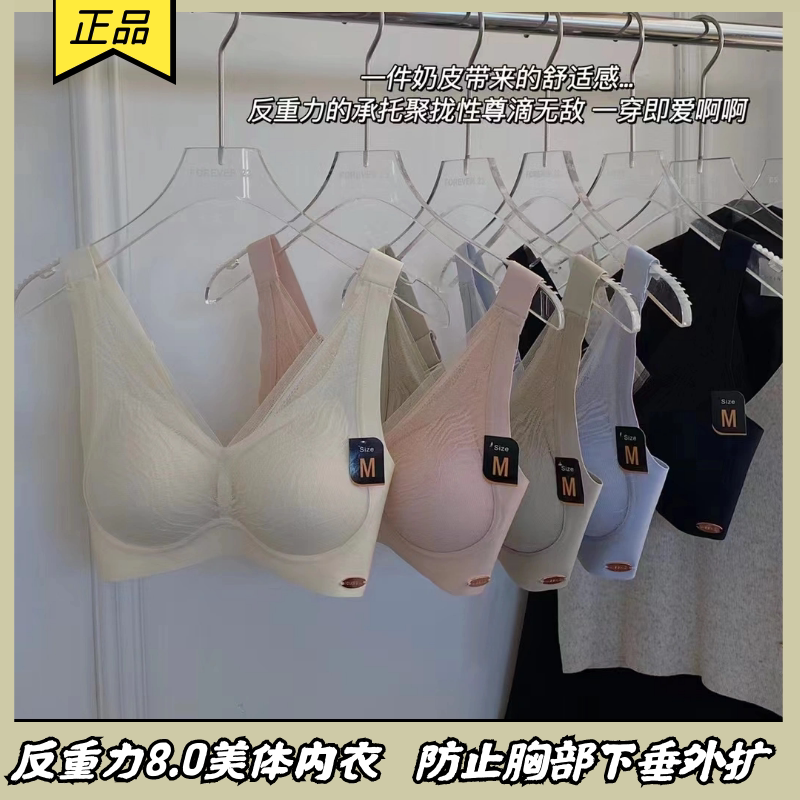 3069 Anti-Gravity 8.0 Slimming Underwear Thin Wireless Push-Up Seamless Sports Double-Layer Bra for Women
