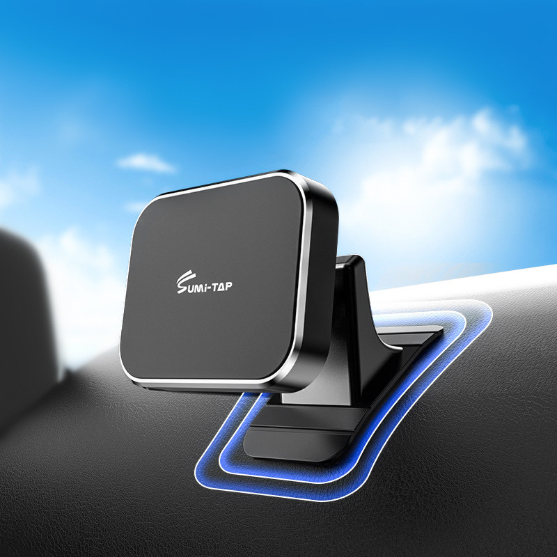 Car mobile phone holder metal car mobile phone holder magnetic sticker universal suction cup type central control car support navigation frame