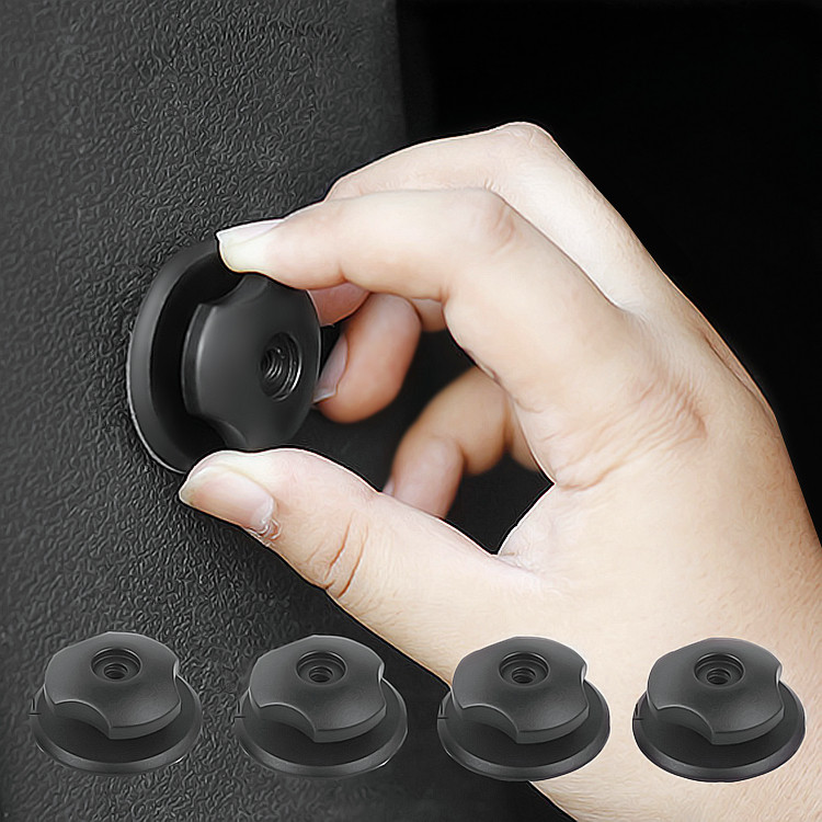 Car trunk luggage net adhesive hook accessories storage net pocket hanging ring non-perforated universal fixed drawstring adhesive hook