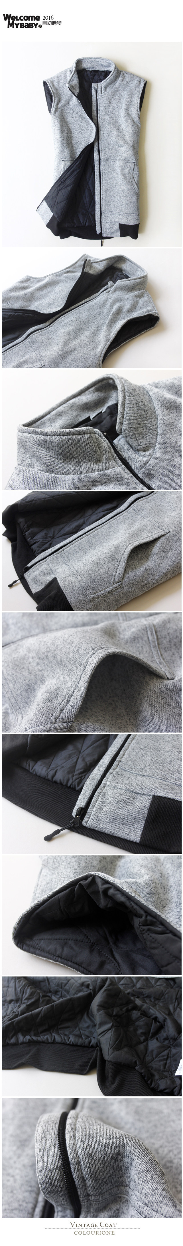 Débardeur homme Cotton vest pour automne - Ref 1599233 Image 6