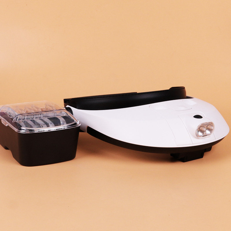 High-definition head-mounted magnifying glass LED lighting 6 times fine model carving hand-made model American soil optical lens