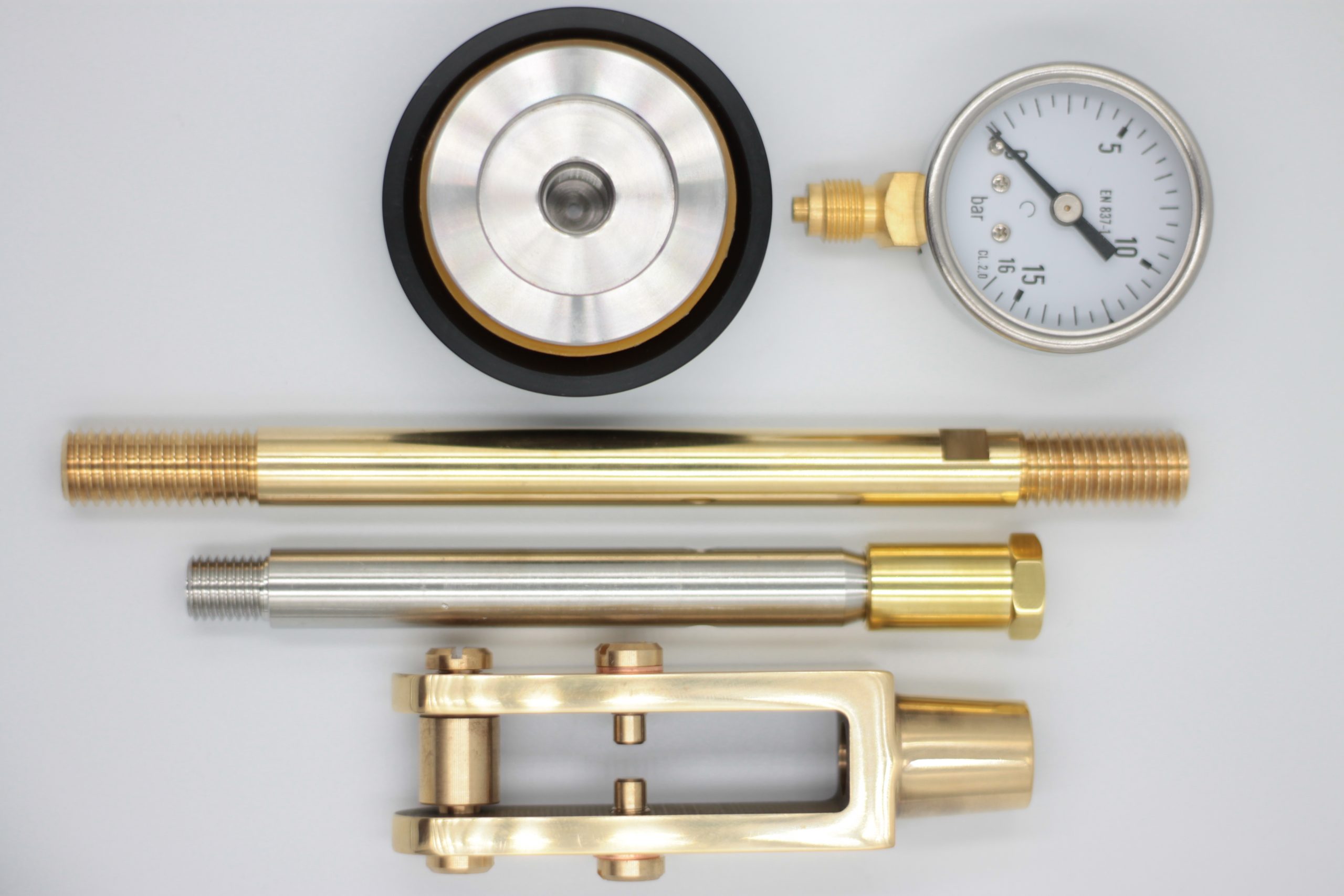La Pavoni La Pavani LP-016 Coffee sensor brass piston pressure meter kit