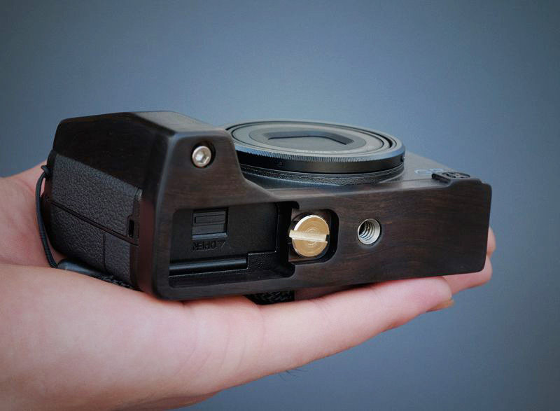Handmade Wooden Wood Hand Grip L Plate Holder for Ricoh GR III GR3