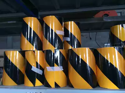 90mm * 10m reflective stripe tape zebra tape warning tape IMPA:331192 90mm * 10m