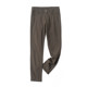 Elastic waist thin velvet outer leggings Spring and autumn elastic small feet pants Foreign trade small straight pants Women's pants X/16