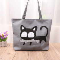 New female bag canvas bag female shoulder bag fashion Han handbag pupil bag bag