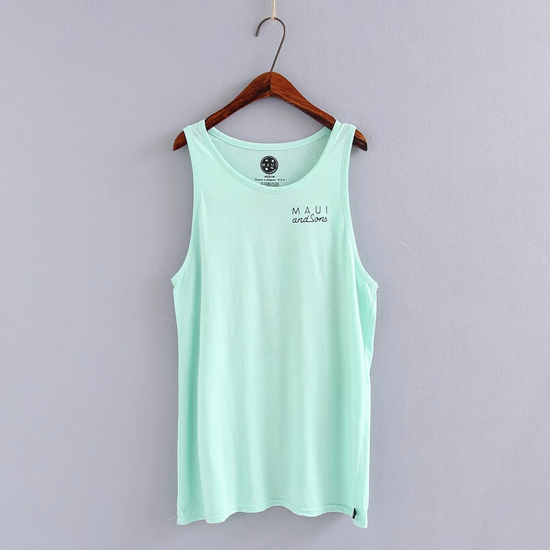 Thời trang in vest nữ mùa hè phiên bản Hàn Quốc mới của áo sơ mi không tay hoang dã size áo J / 10-3