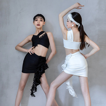 Star Dance Wear Latin Dance Wear Practice Set Two-Color Girls and Children Adult New Temperament Fit Performance Wear Class Wear