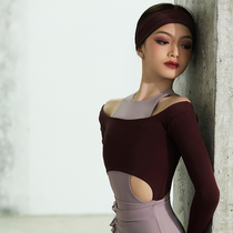 Star Dance Costume Latin Dancer Children Adult New Practice Set Includes Hairband Showing White Noble Temperament