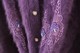 Purple heavy craftsmanship heavy embroidery fabric thickened rabbit fur cardigan original single product 2021 new rabbit fur sweater