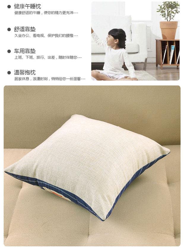 Vỏ gối ôm không có lõi đơn giản hiện đại tùy chỉnh gối xe vuông vải đệm đệm gối ôm ghế sofa