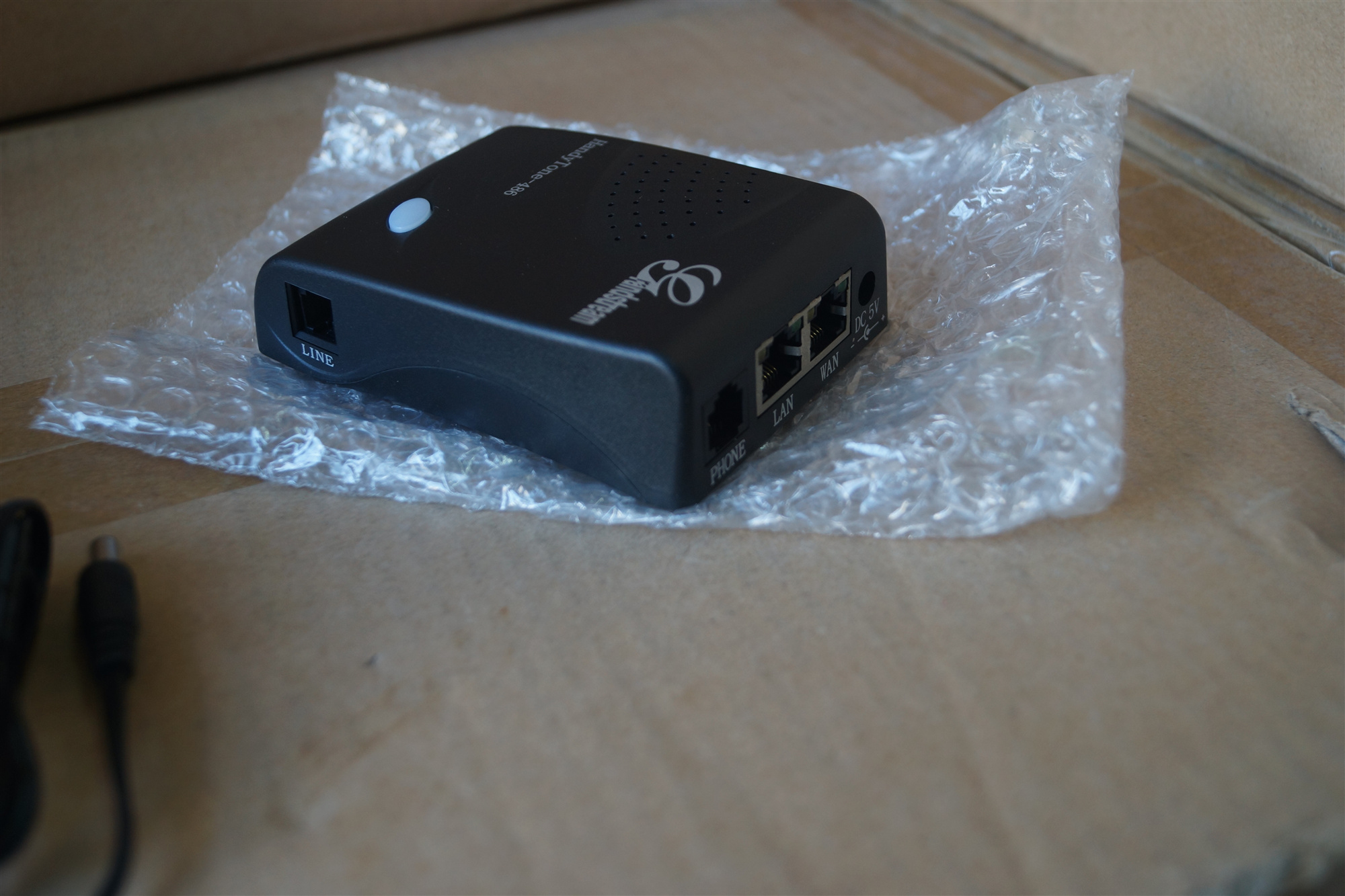 Trend network grandstream HT486 single-mouth sip protocol with escape port voip voice gateway-Taobao