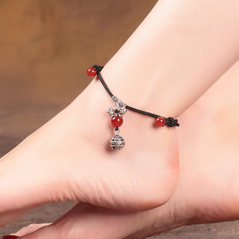 Bracelet de cheville Femme      en Argenterie - Ref 3104257 Image 4