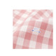 ສີບົວ plaid ເອີຣົບຝ້າຍແລະ linen tablecloth fabric ຕາຕະລາງກາເຟ tablecloth round table cover rectangular fabric ຮູບແບບໃຫມ່ສາມາດປັບແຕ່ງໄດ້