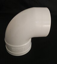 PVC pipe fittings 110 extended socket type elbow inserted 90 degree elbow in the same layer drainage pipe fittings drainage pipe fittings