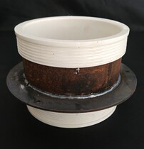 PVC waterproof steel plastic embedded casing sleeve embedded direct embedded parts 50 75 110 water stop joint