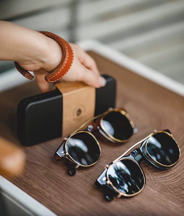 Ретро классические антикварные солнцезащитные очки, черный набор, в американском стиле 