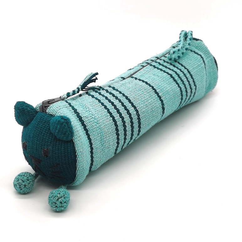 Nepal WSDO Animal Pen Case Handmade Canvas Cotton Animal Pencil Bag Cashier Bag (1)