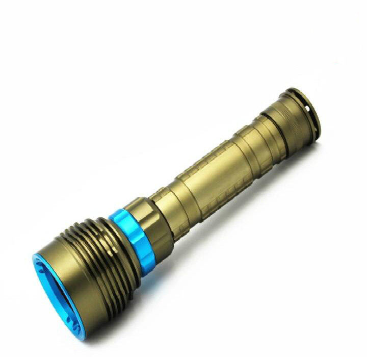 7 lights L2T6 diving flashlight underwater strong light cave exploration flood prevention 26650 high-power flashlight