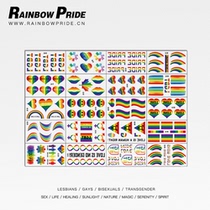 RainbowPride Rainbow Pride Month Gay Equality Stickers Set LGBT Stickers 20 Sheets 138 Watermarks