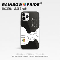Rainbow GAY peripheral gay GAY for Apple 11promax p40 mate30 glass phone case SE