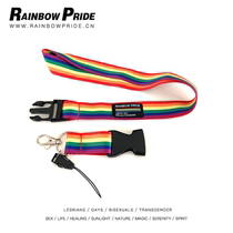 RainbowPride Original Rainbow Pride Lanyard Mobile Phone Sling Key Camera Card ID Halter neck ins