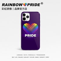 LGBT original custom mobile phone shell glass frosted transparent shell Same-sex support Apple Huawei glory Xiaomi etc