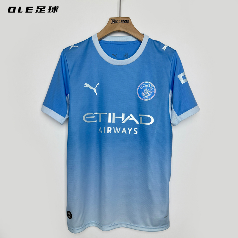 Ole Football Puma Manchester City 26-27 Home Fan Version Short-Sleeved Jersey 784326-01 Ole Football Puma Manchester City 26-27 Home Fan Version Short-Sleeved Jersey 784326-01