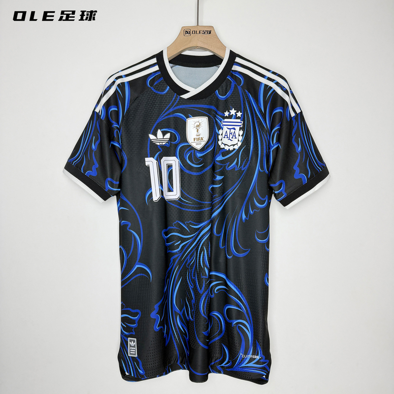 Ole Football Adidas 2026 World Cup Argentina Away Player Edition Short Sleeve Messi Jersey Kh3935