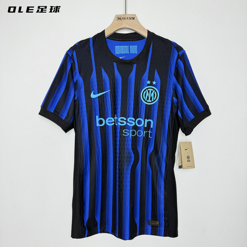 Ole Football Nike Inter Milan 25-26 Home Player Version Short-Sleeved Jersey Hj4545-439