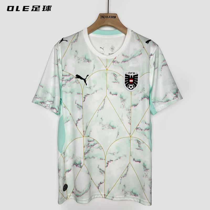 Ole Football Puma 2026 World Cup Austria Away Fan Version Short-Sleeved Jersey 783207-02 Ole Football Puma 2026 World Cup Austria Away Fan Version Short-Sleeved Jersey 783207-02