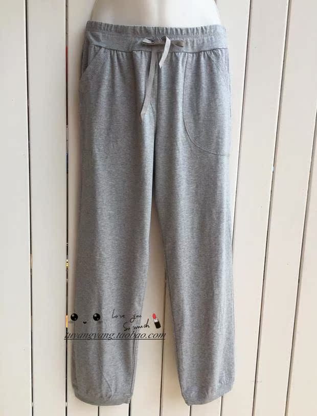 Mùa xuân và mùa hè cotton tập thể dục quần yoga quần thể thao chạy cotton kéo quần quần quần thường quần thẳng - Quần áo tập thể hình quần áo tập yoga adidas