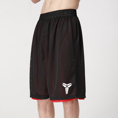Double-Sided Sports Shorts for Men, Summer Five-Point Shorts, Running, Fitness Training, Quick-Drying, Over-The-Knee, Loose Mesh Breathable Basketball Shorts