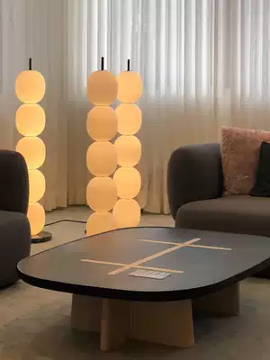 Bedroom study exhibition hall model room warm gourd floor lamp Nordic modern designer living room art decorative lamp