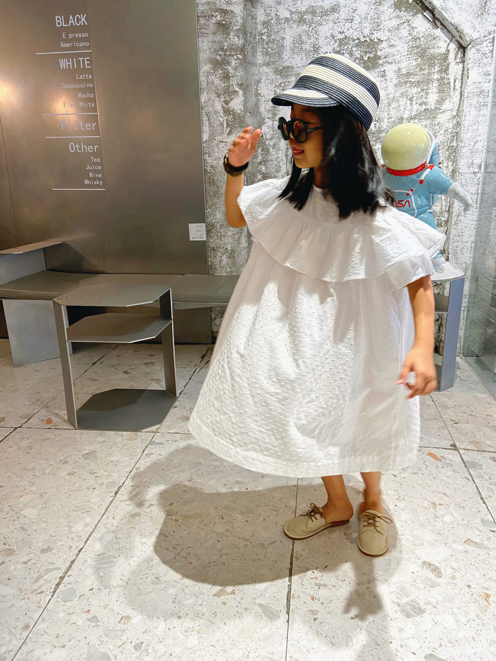 OMIOMI French style snowflake GRAIN Sensation Cute Lotus Leaf Collar Clear Children Foreign Dress Pure Cotton Doll Dress