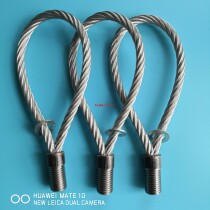 Lifting hanger steel wire rope Sool with universal rings hoisting rings M20