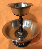 Brass exquisite carved protector wine glass for Cup new Cup chassis 12 Tibetan Buddhist supplies Gongbu for food Cup Cup