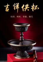 Pure copper eight auspicious relief Cup Tibetan Buddhist tantric instruments ornaments Auspicious Eight Treasures for food decoration