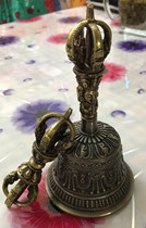 Nepal bronze five-strand bolls Vajra Vajra bells medium number plastic bells sound crisp