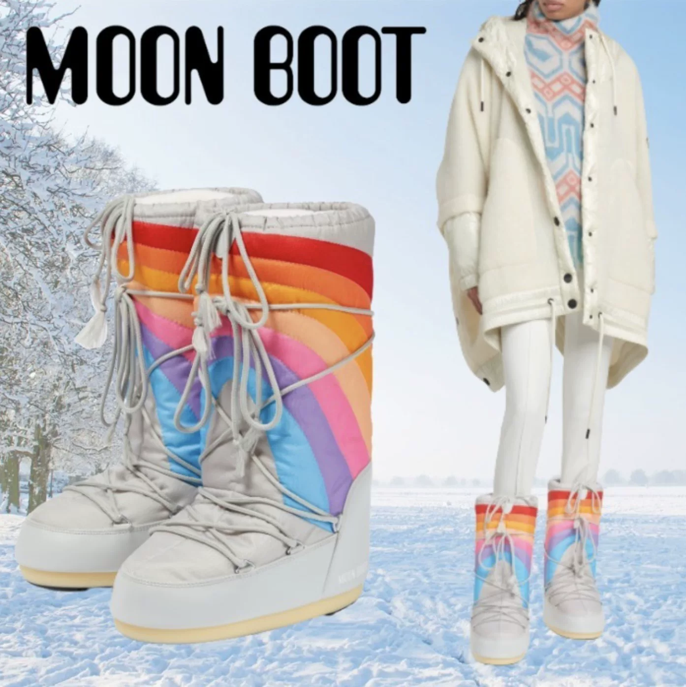 Moon Boot ICON RAINBOW