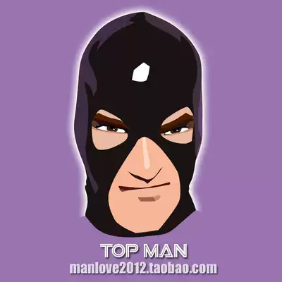 Taman alternative fun adult Orion British pure latex film head cover TMAN(free shipping)