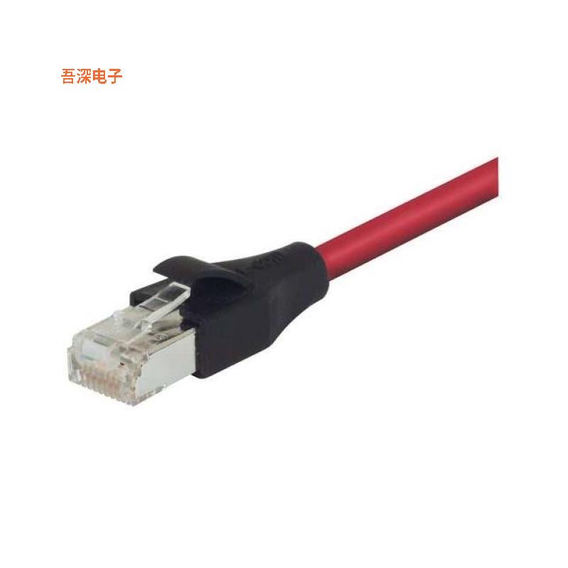 Trd695Dsz-Red-7 | Round Cable Ca Rj45 C6 Sf/Utp Red Lszh 7F