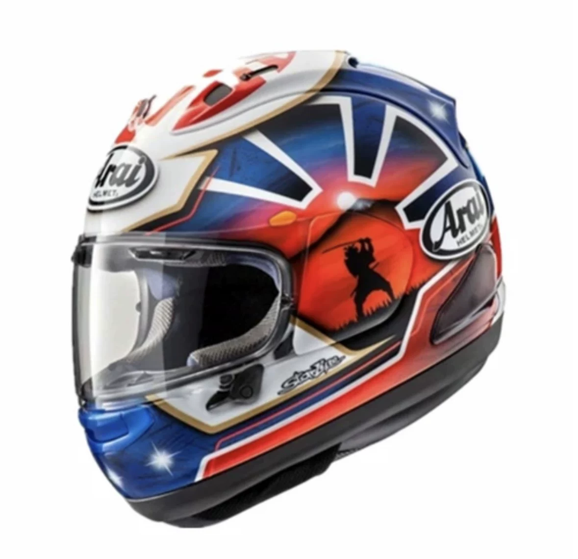 Шлем для полного лица ARAI RX-7X Crane Surf Puppy Isle of Man TT Knife Guard Haydn Big Eye Track
