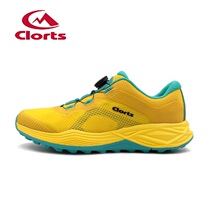 Clorts lochi red cross-country running shoes mens light and breathable mountaineering women outdoor hiking running leisure non-slip
