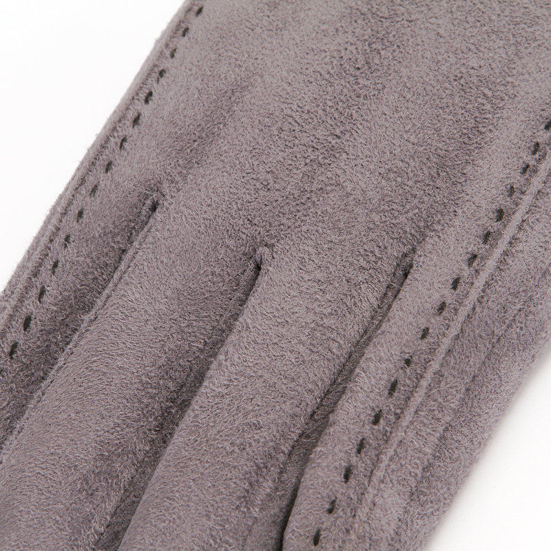 Stylish Suede Winter Gloves