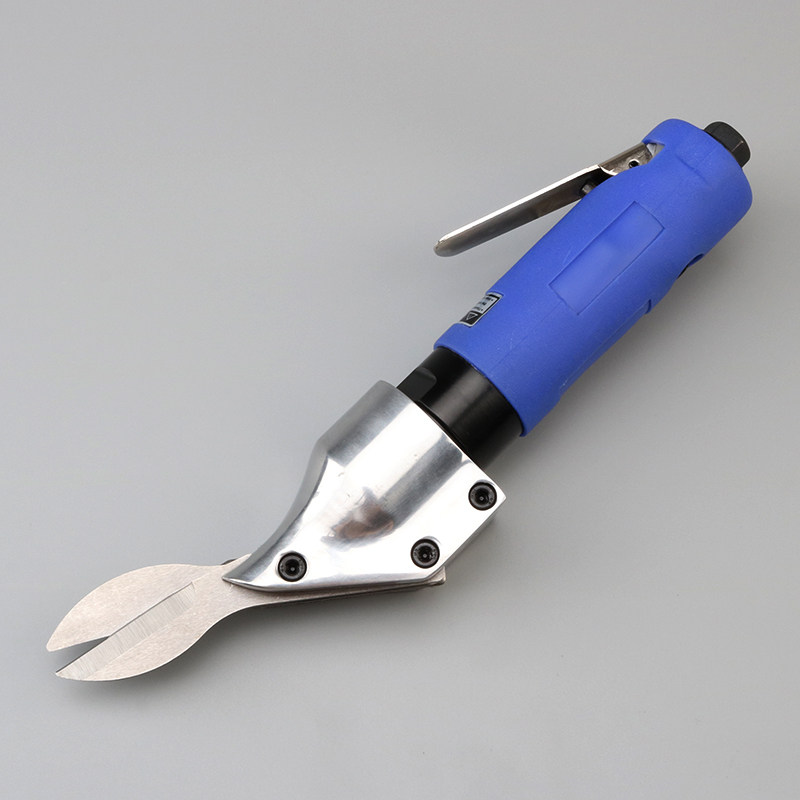 Original Taiwan pneumatic scissors pneumatic scissors pneumatic scissors screen scissors pneumatic iron sheet scissors diamond net scissors red and blue