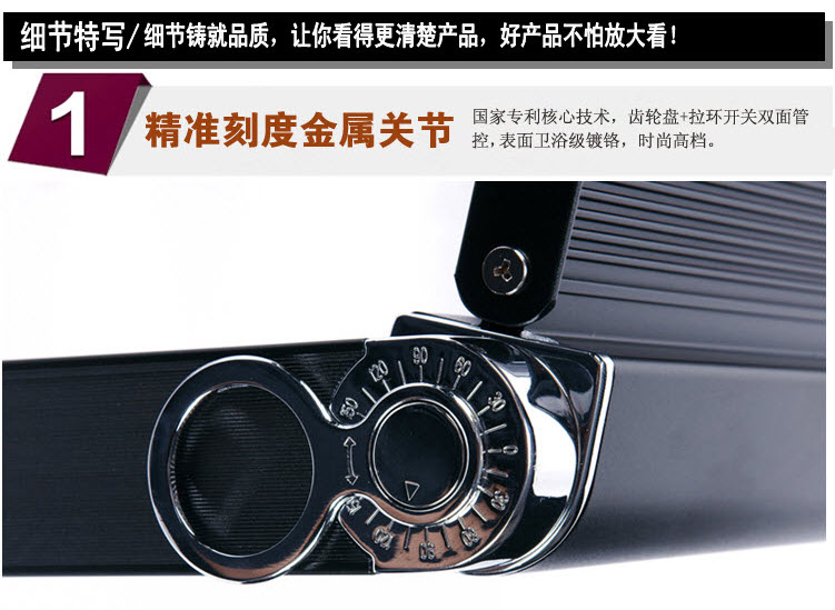 bàn máy tính xách tay trên giường lười biếng laptop nhôm cao đứng thư cổ tử cung này gấp xuống bảng tản nhiệt - Phụ kiện máy tính xách tay miếng dán màn hình máy tính bảo vệ mắt