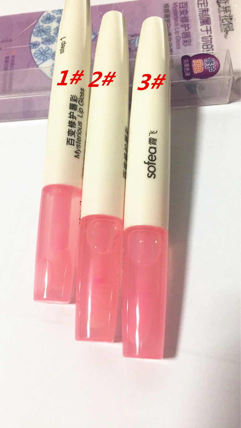 Thượng Hải Xiafei Variety Repair Lip Gloss Light Color Lip Balm Kết hợp dưỡng ẩm Double Head Design Authentic - Son bóng / Liquid Rouge 	son bóng dưỡng môi estee lauder	